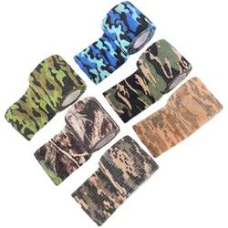 Size of 5 cm *450 cm Colorful Self Sticky cotton Elastic Bandage,camo tactical tape for hunting medical bandage