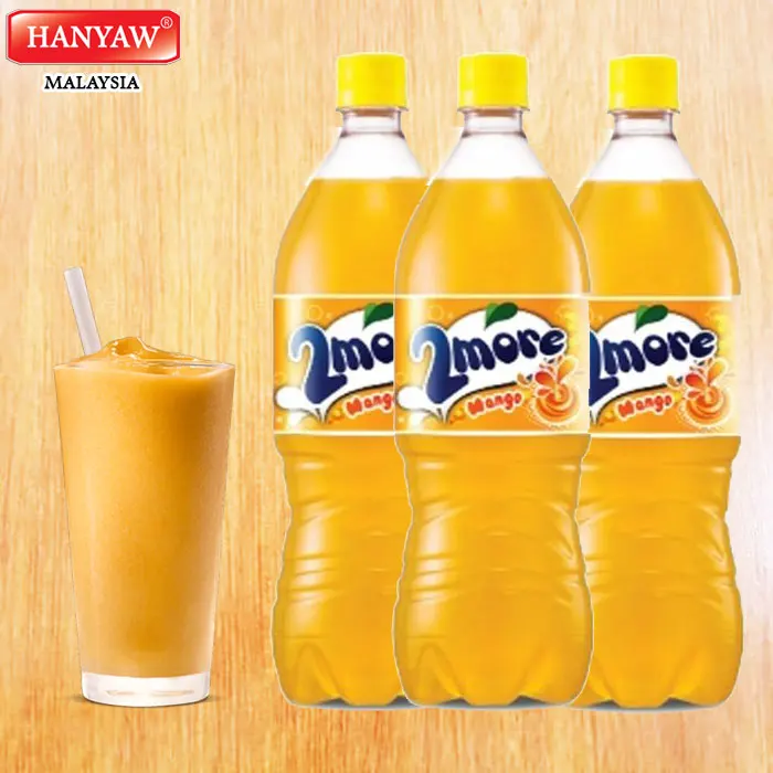 [Малайзия] Быстрая доставка + Сертифицированный Халяль 2 других газированных напитка с газированной содой манго (1250 мл x 12 бутылок/картонная коробка)