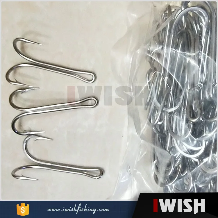 China Rigging Fishing Tackle 7982HS Double Tuna Hooks For USA Wholesalers