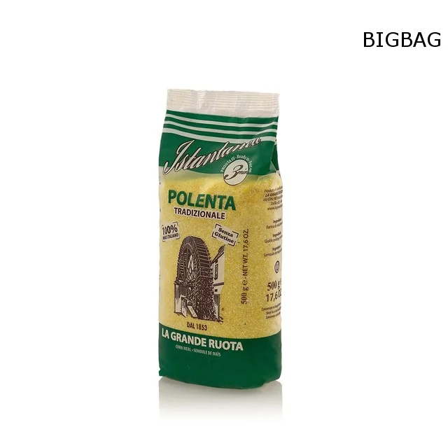 100% made in Italy Corn flour yellow for instant polenta  1bags/1 ton polenta ready in 3 minutes kosher glutenfree