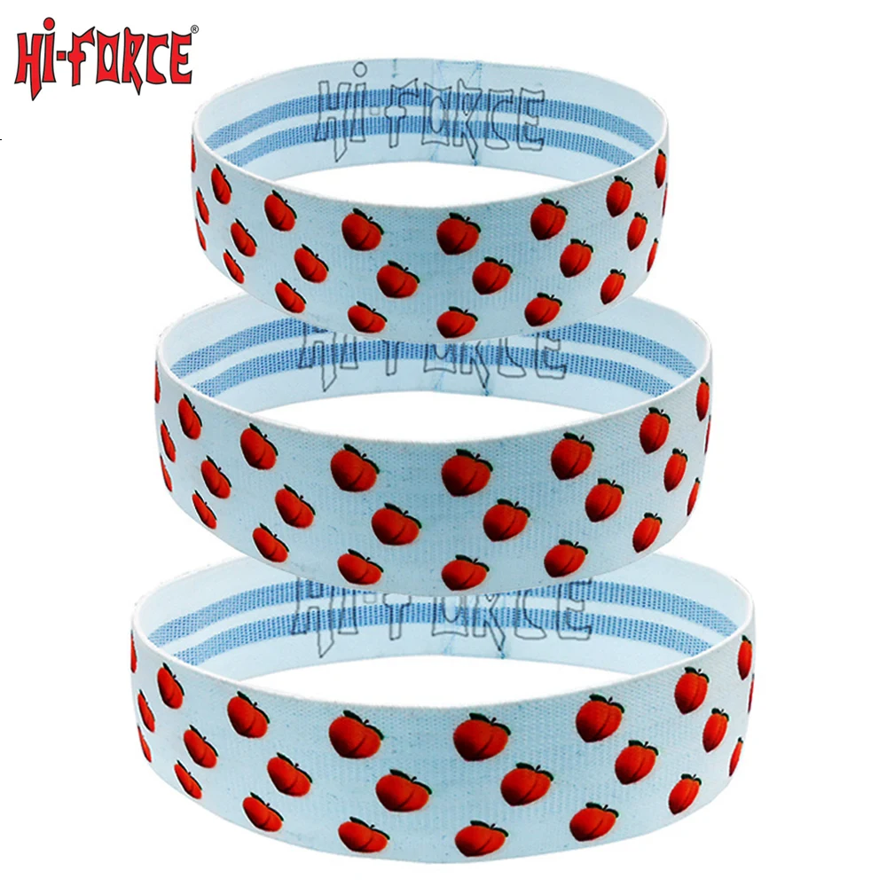 Wholesale Unisex Elastic Fitness Loop Bands Custom Logo Gym Yoga Sport Workout Set Leg Butt Booty Hip Resistance Home Use