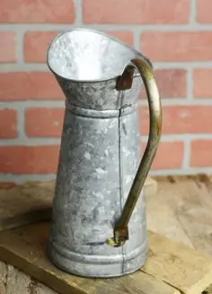 Лидер продаж Овальный оцинкованный баллон для воды 20 литров винтажный металлический садовый Скандинавский дизайн продажи продуманного и роскошного использования