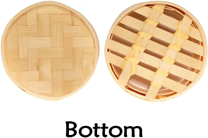 Элегантный круглый отпариватель с димсумом из дерева премиум-класса натуральным отделением идеально подходит для приготовления на пару Момо и Пельменей