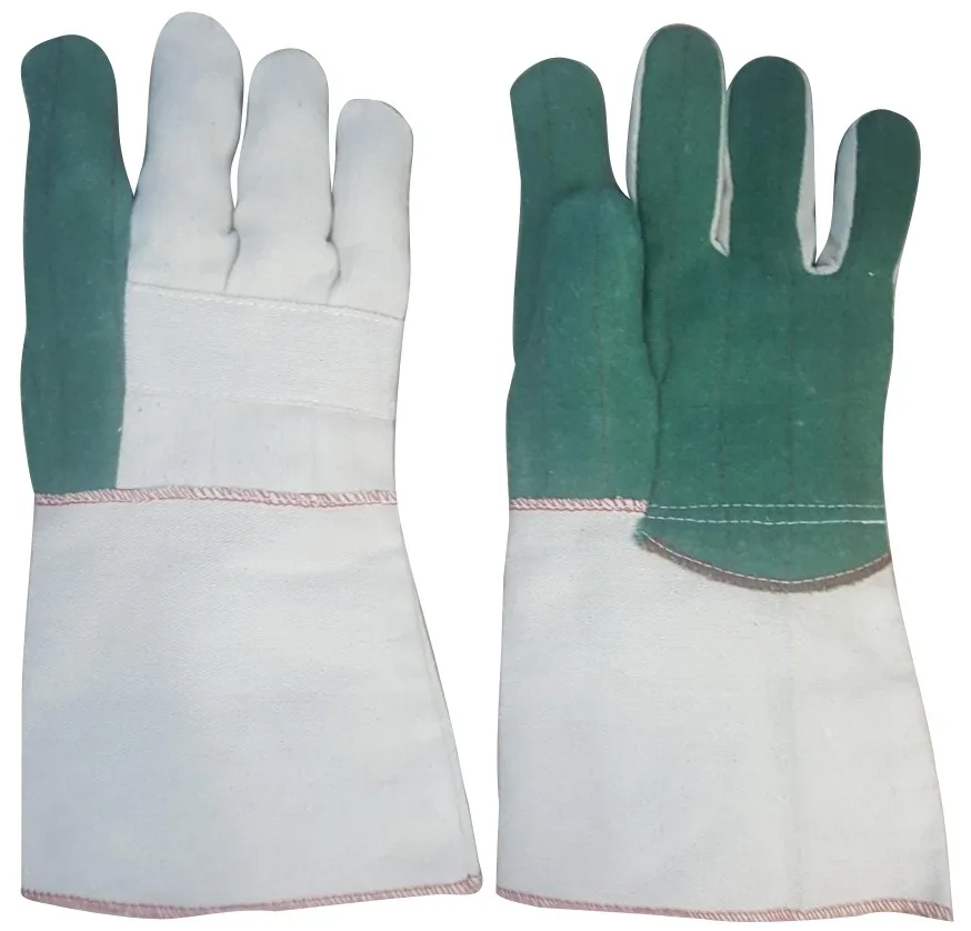 Высококачественная Тройная перчатка горячей мельницы из 2022 хлопка, высокопрочная Рабочая перчатка промышленной безопасности