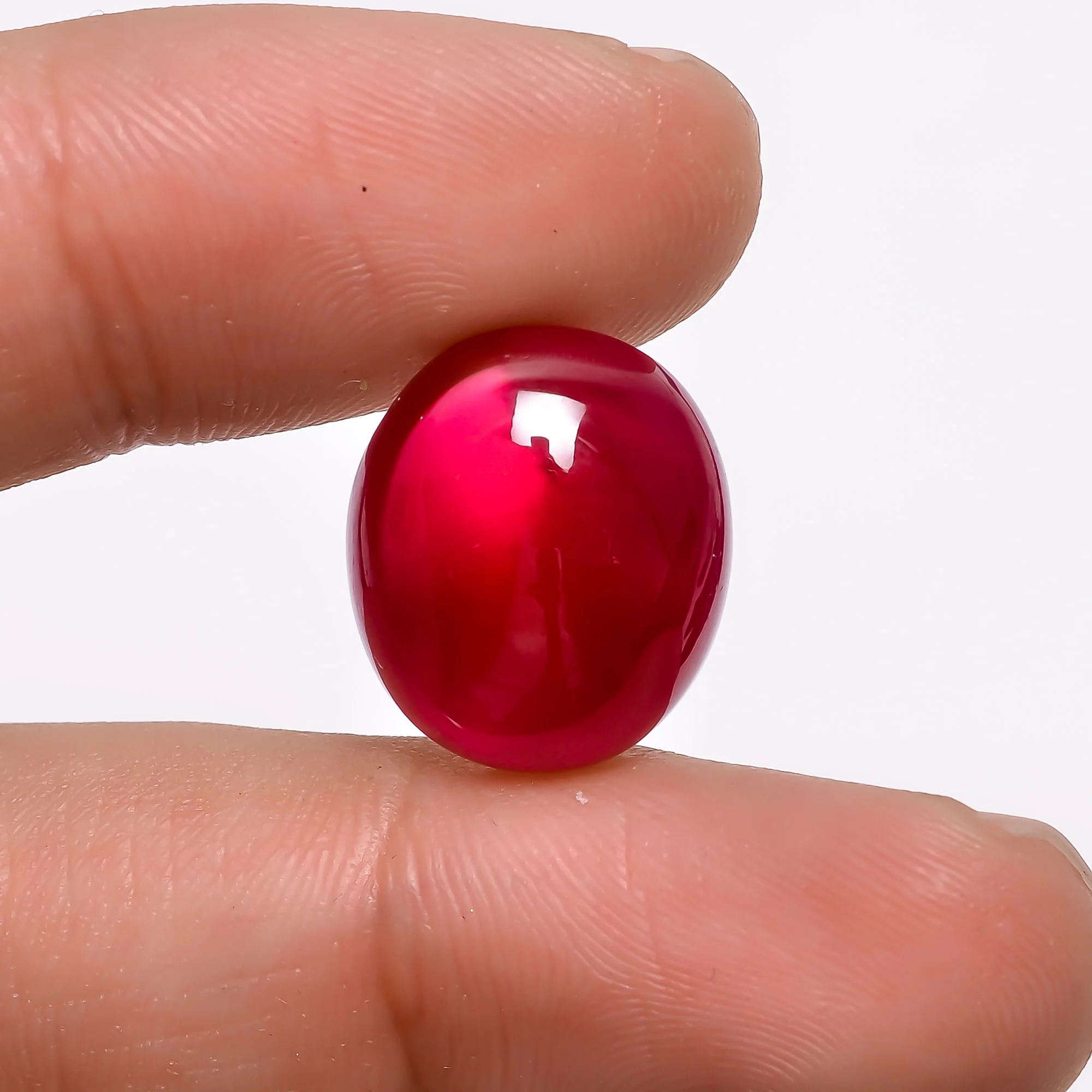 Кабошон рубин натуральный корунд грушевидной формы камень для изготовления драгоценных камней