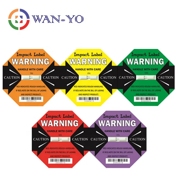 Gforce Damage Detector Shipping Labels : Monitor Shipments with Impact Labels By WAN-YO