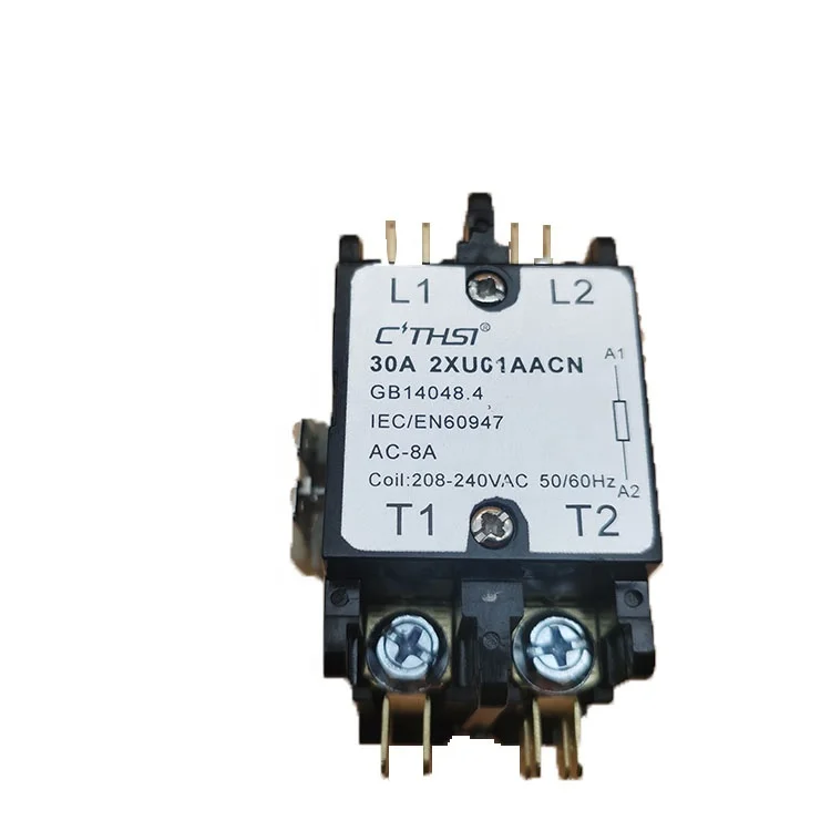 Zhejiang Shouyi manufacturer sells air conditioner 2p AC contactor 30A low voltage electrical appliances