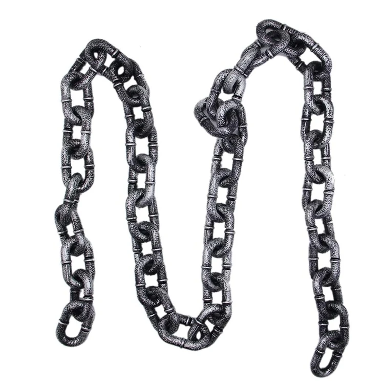 
Manufacturer Handcuffs Costume Props Decoration 6 Feet Halloween Plastic Chains Props Toy for Costume Party 