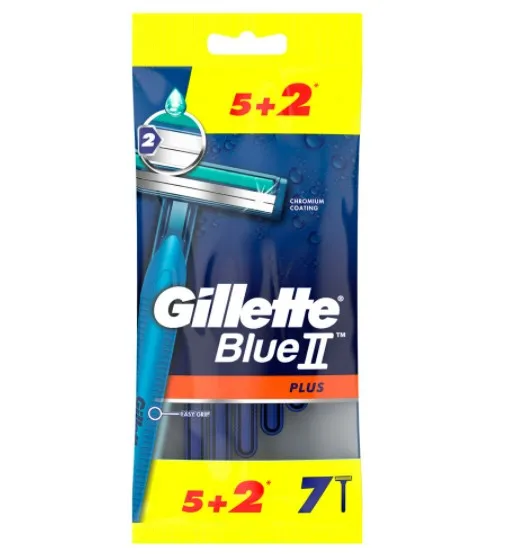 Gillettte Blue 2 Plus Disposable Razor 7 pcs