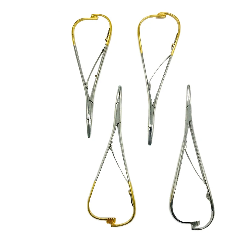 Dental High Quality Instruments Orthodontic Surgical Materials Wide Tip Orthodontic Needle Holder