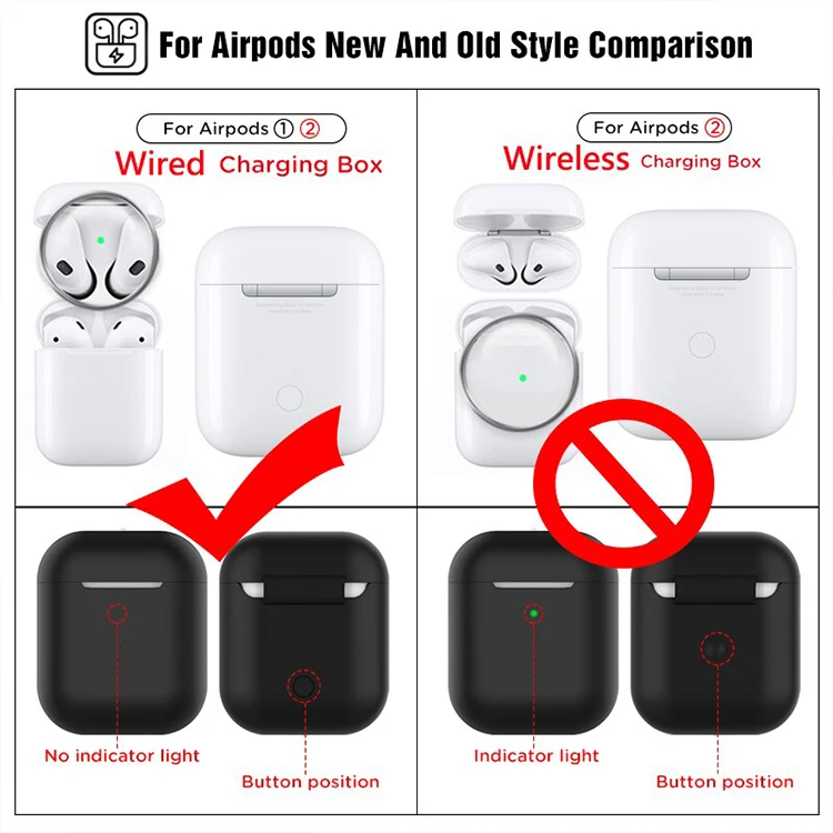 3 в 1 пылезащитный металлический стикер для Airpod аксессуары Airpods
