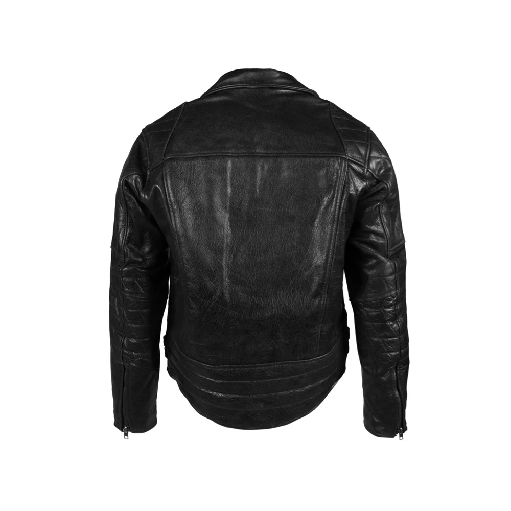 Оптовая продажа мужские кожаные мотоциклетные куртки высокого качества с логотипом на заказ