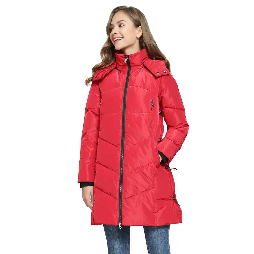 Winter Women Down Jacket Stand Collar Coat Jackets Parkas Collar Puffer Jacket customized logo and OEM services