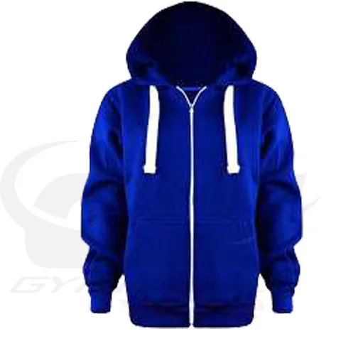 Women Zipper hoodies blue color