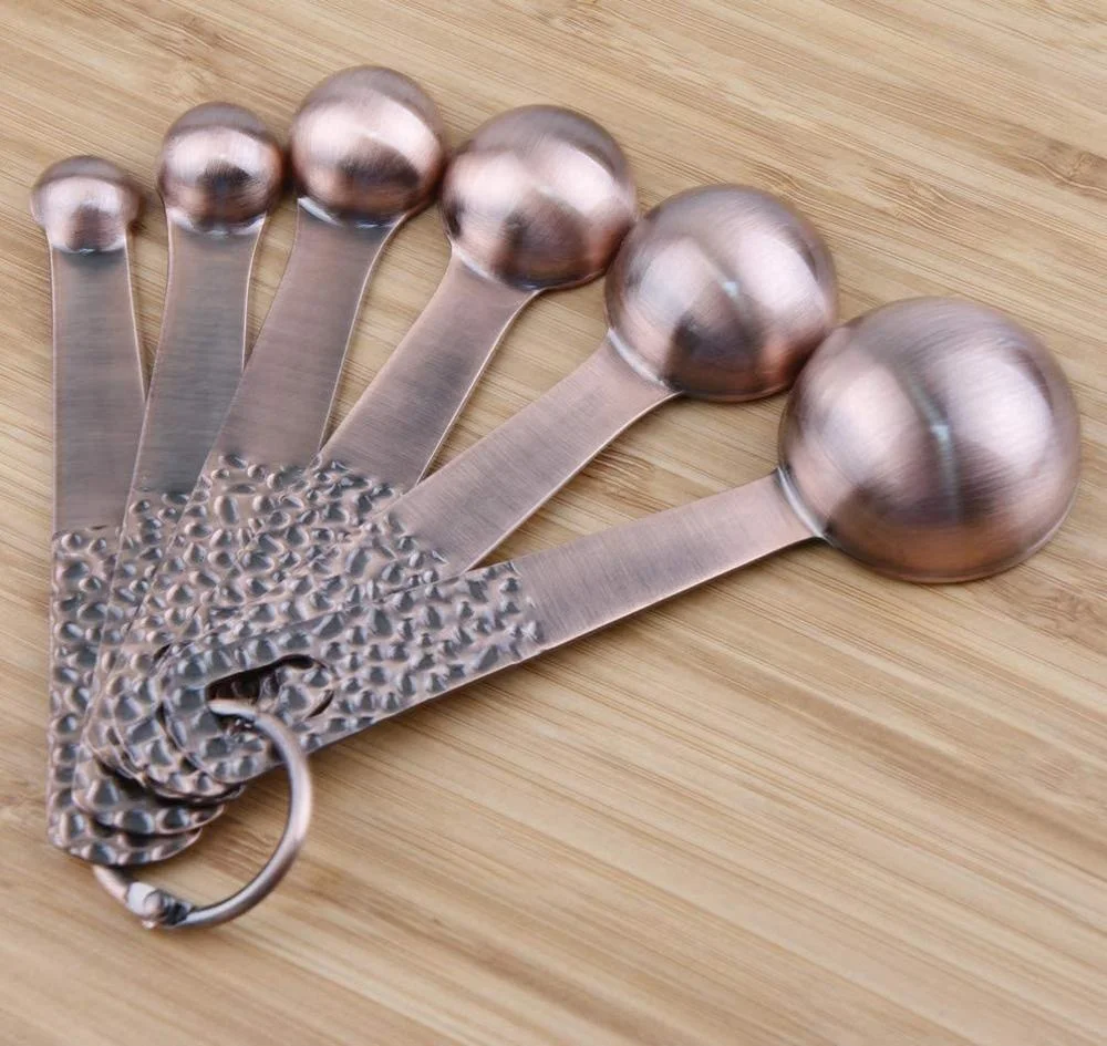 Мерный стакан с мерной ложкой из нержавеющей стали, 4 шт.