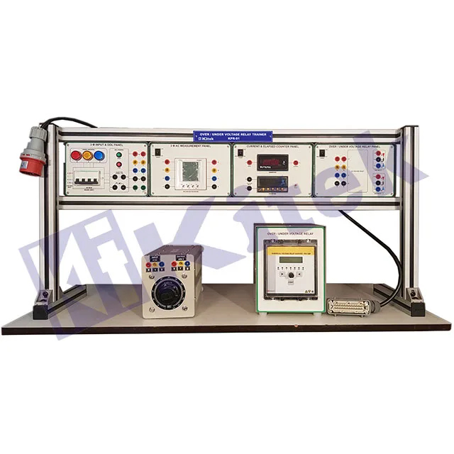 Over Under Voltage Relay System Educational Equipment Teaching Equipment Protection Relay Equipment