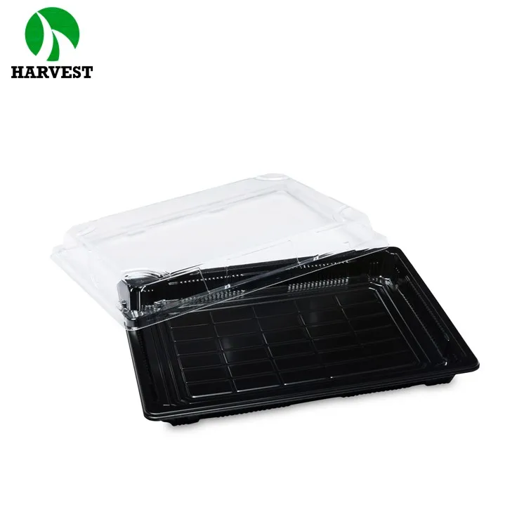 Earth Friendly Disposable Recyclable Plastic Takeaway Sushi Box