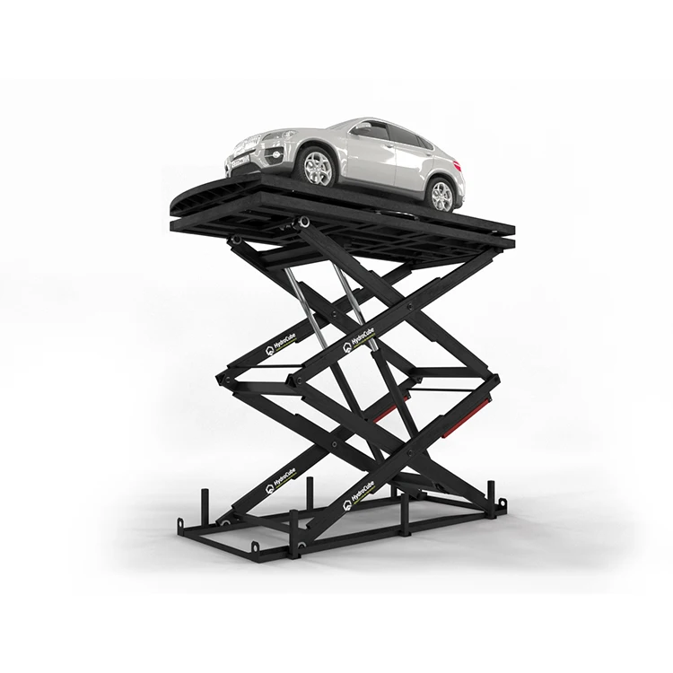 Car Stacker, allows lifting of cars the weight of which is up to 20 ton
