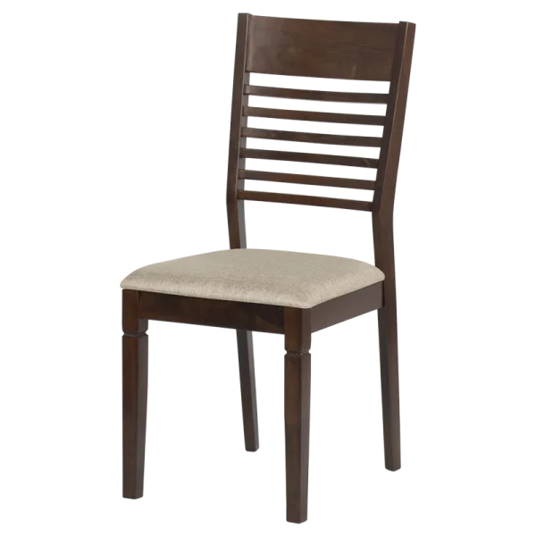 Dining banquet restaurant home modern chair made of massive wooden material and fine fabric PAOLA-  8 colours