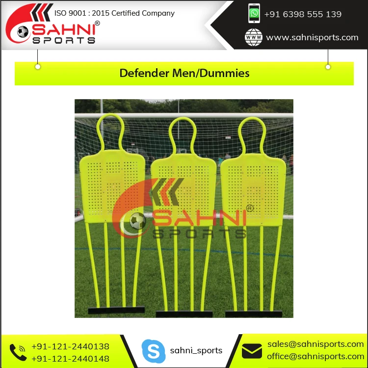 Heavy Duty PVC Construction Soccer Training Equipment Defender Men/ Dummies