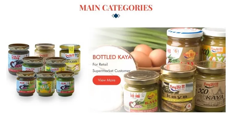 No Preservatives Flavorful Low Sugar Content Premium Less Sugar XO Kaya Coconut Jam For Healthy Breakfast