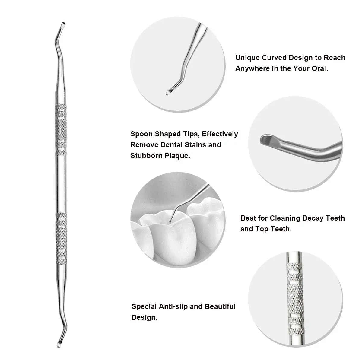  Набор инструментов для удаления зубного налета из нержавеющей стали
