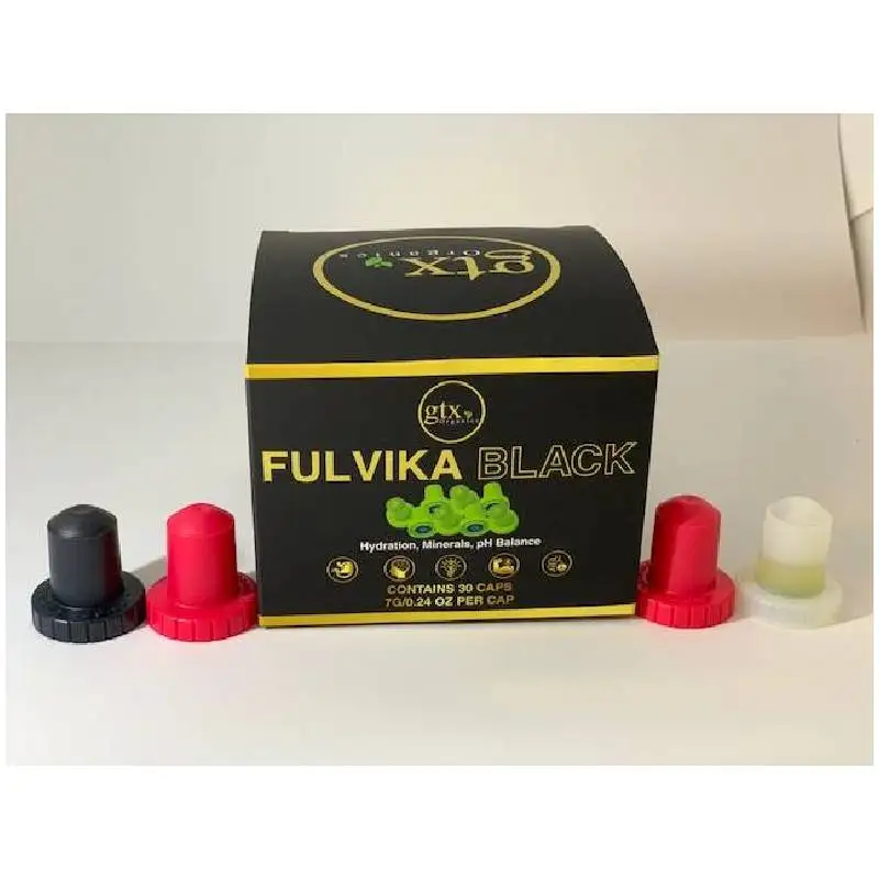 
Fulvika Can be added to Water Fruit juices Wine/beer or mixed drink Black Caps Or Pop Tops 