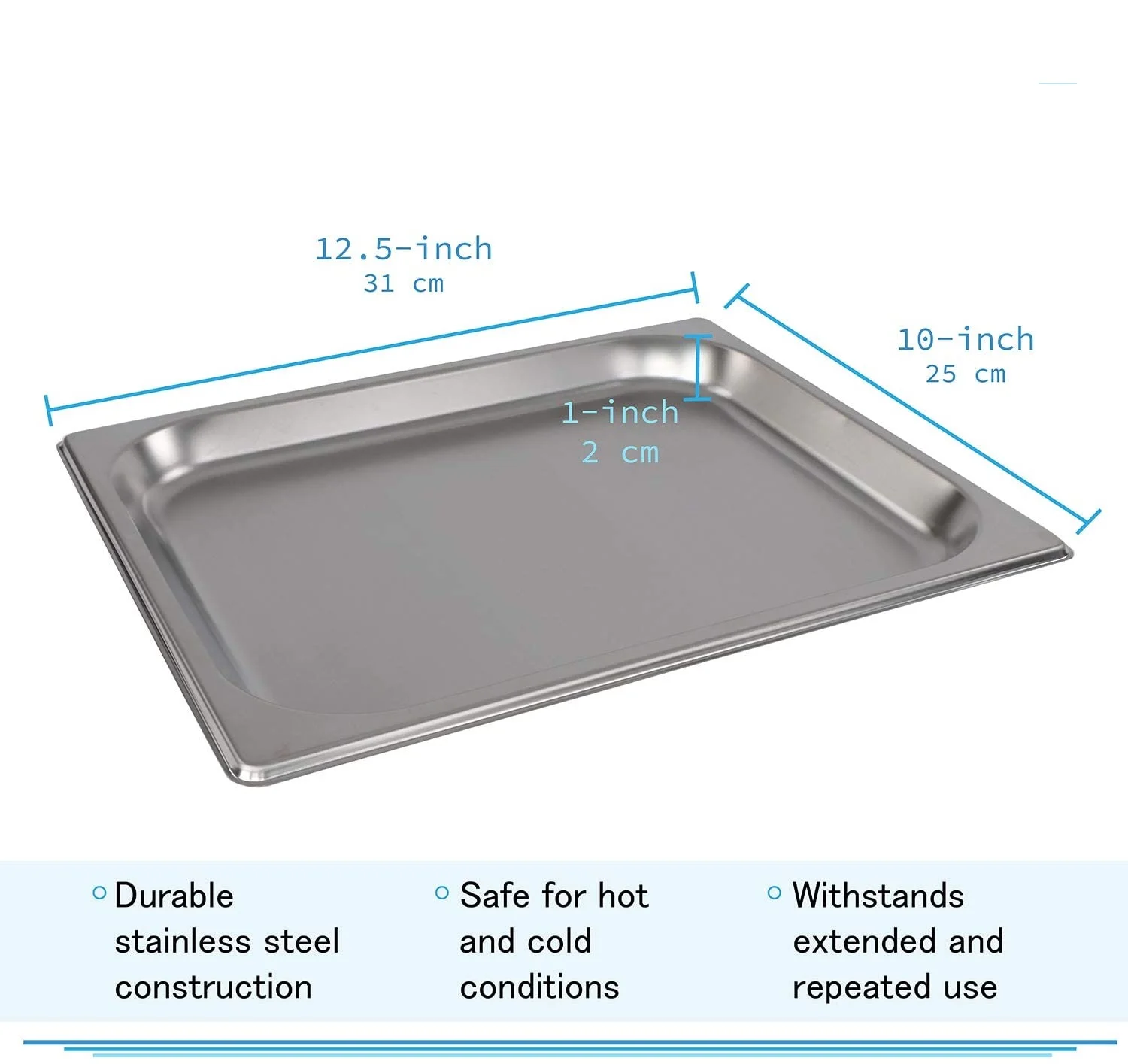 High quality stainless steel standard food pans gastronorm containers GN pan for used catering equipment