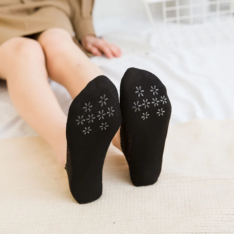 custom design spring women girls anti-skid lace low cut no show ladies liner socks invisible body stocking