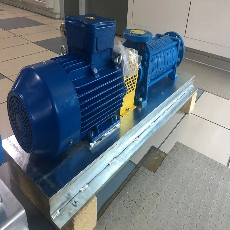 2A lpg glp centrifugal 6 stage UNIVERSAL pump coupled with 4kw ITALIAN exproof motor for lpg fuel station
