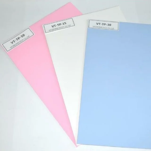 Korea Thermal pad Heat Resistant Adhesive Conductive Silicon Sheet Material for GPU CPU Heatsink