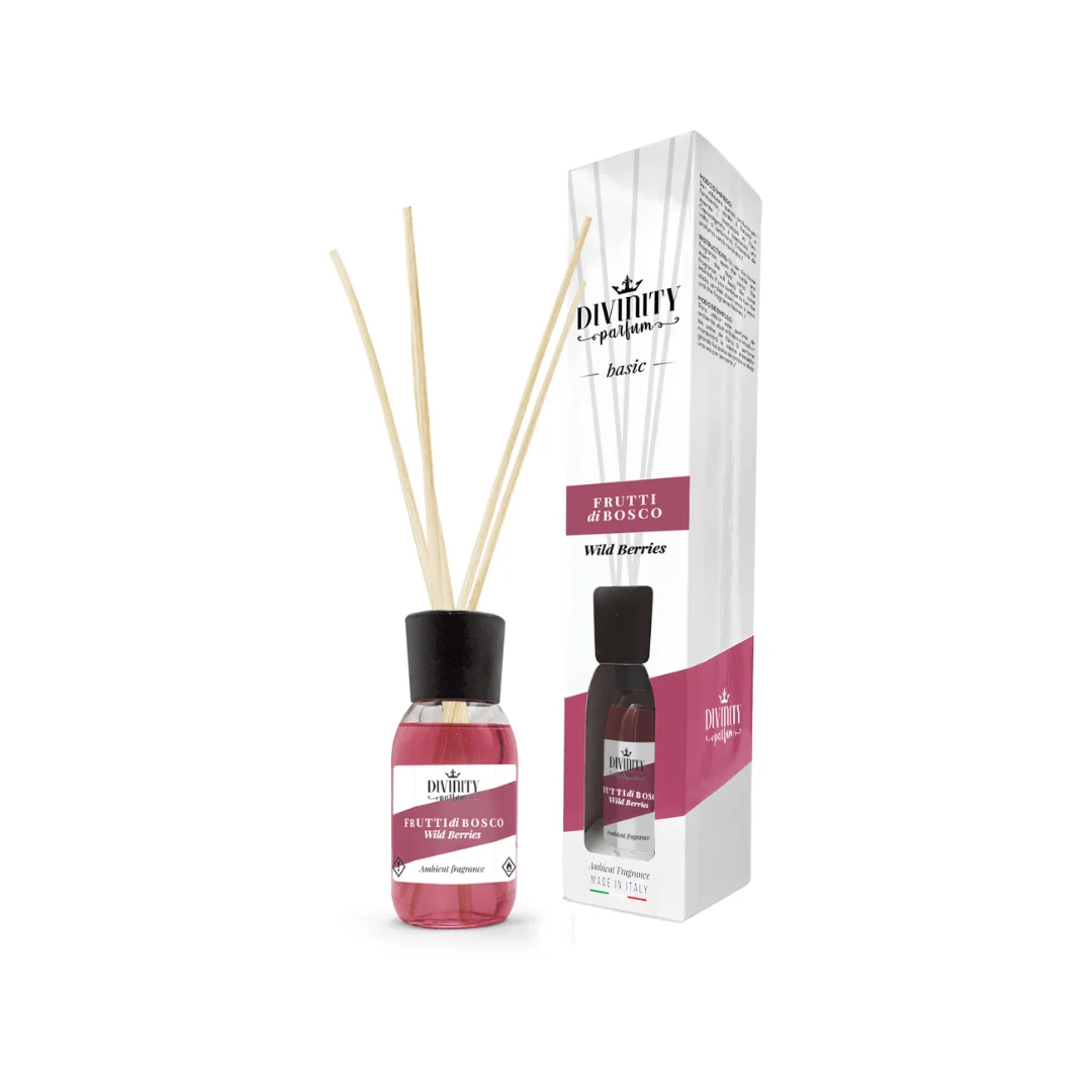 Top quality Italian reed diffuser Wild berries basic line home fragrance 125ml for wholesale