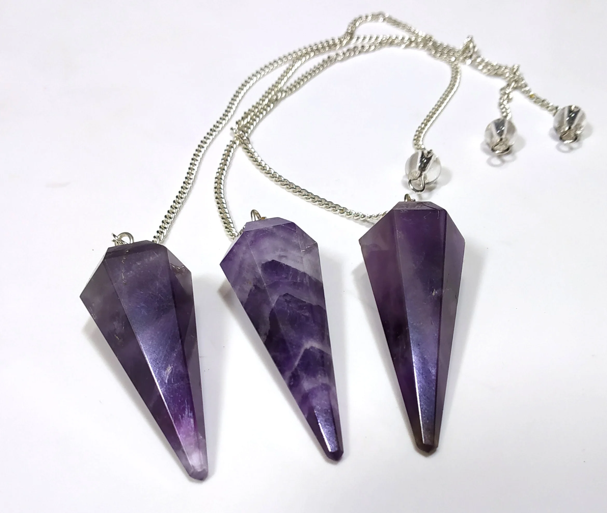 
Natural pendulum Amethyst crystal pendant Pendulums ,Wholesale amethyst point Pendulum For sale 