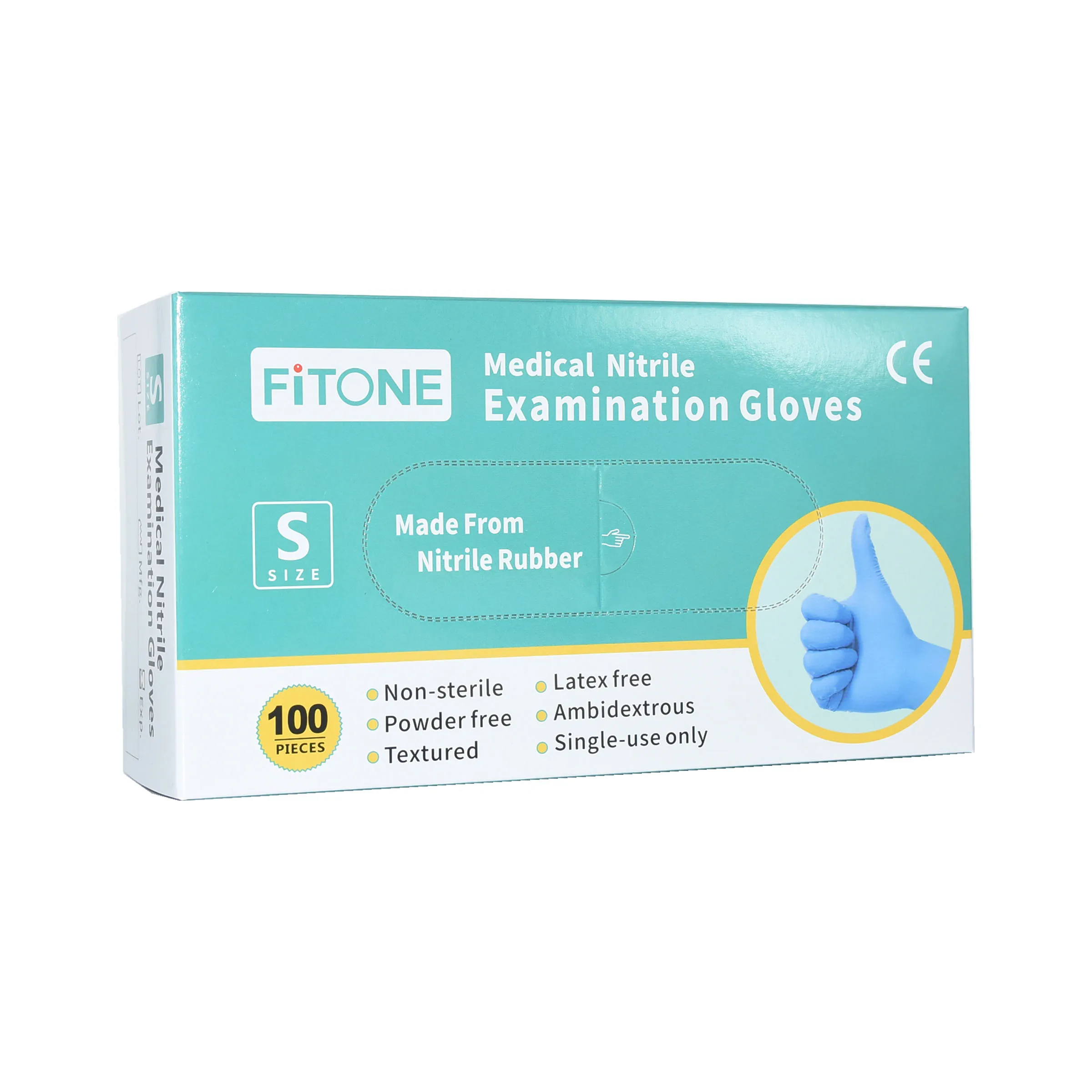 Disposable Medical Sterile Examination Powder-free Nitrile Latex Gloves