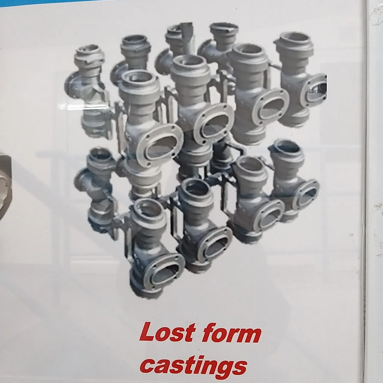OEM high quality gate valve pipe fitting casting ductile cast iron lost foam casting products new manufacturer