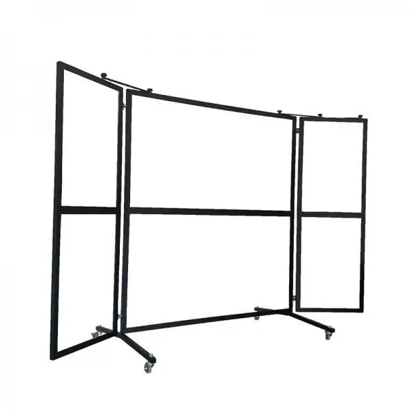 Wholesale Hotel Restaurant Space Metal Outdoor Indoor Garden Protective Room Dividers Screens With Wheels