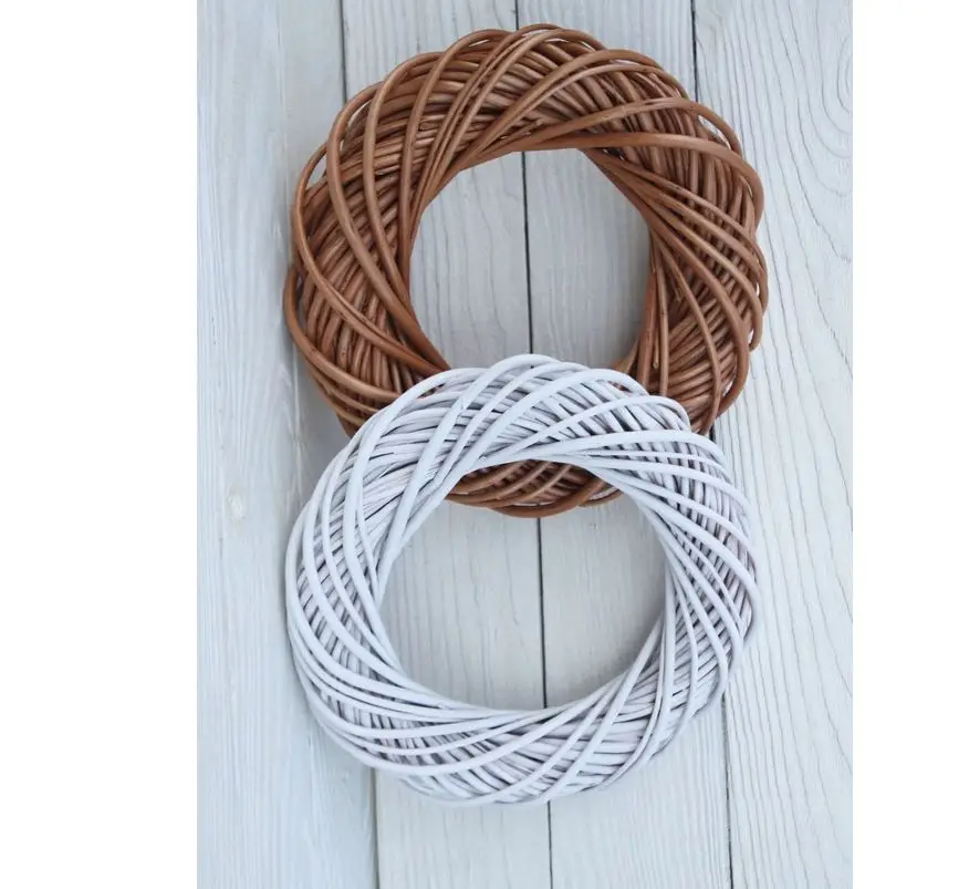 Wholesale Handmade Natural Christmas Wreath Willow Wreath For front Door Hanging Wall Wreath