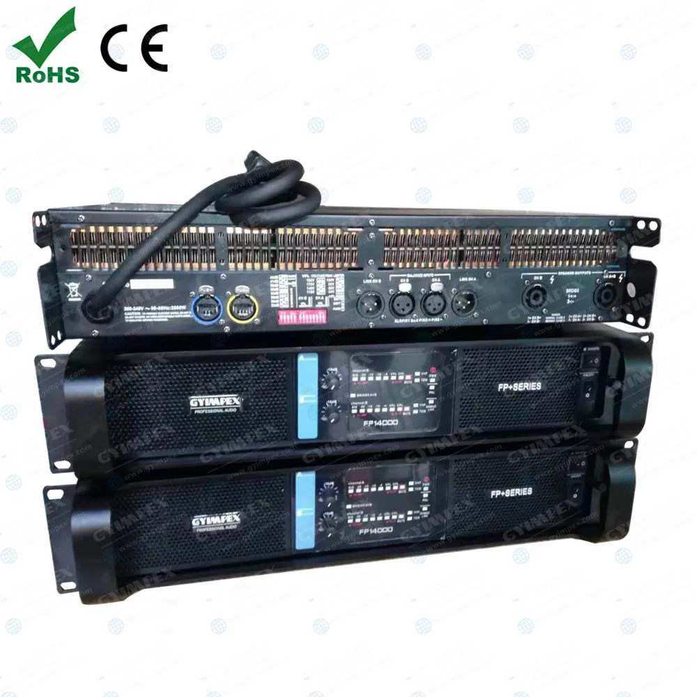 220V European Version 110V American version Audio Power Amplifier fp14000 Professional Disco Bar Club 2 Channel power amplifier