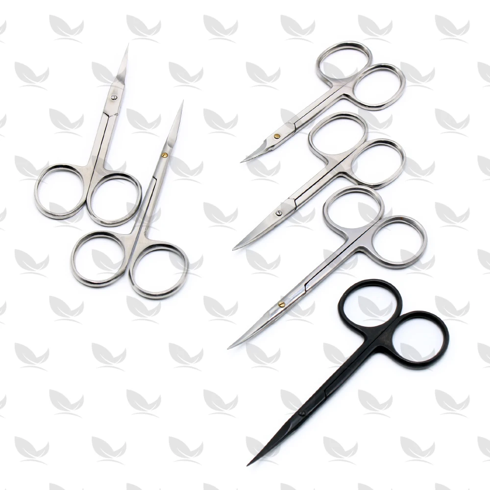 Профессиональные ножницы для ногтей на пальцах из нержавеющей стали изогнутые прямые