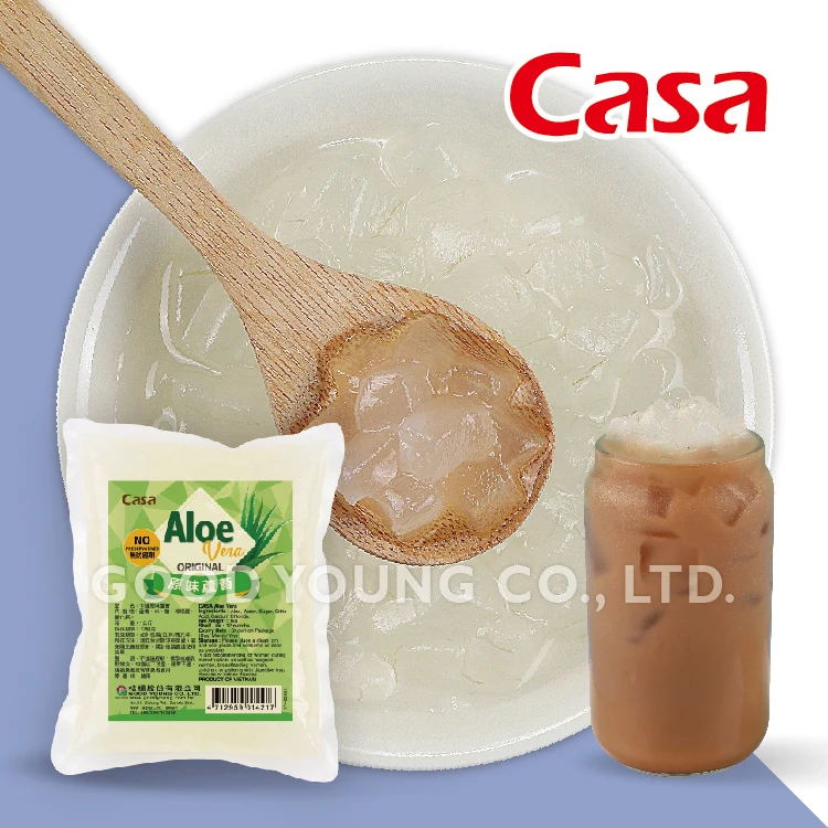 2022 CASA HALAL Certification Vietnam Viet Nam Aloe Vera Pulp Jelly Dice Cube With Good Young Bubble Tea Ingredients