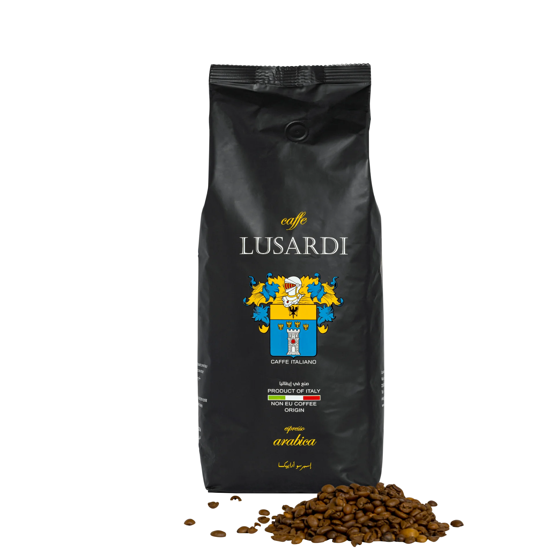  Кофеварка Lusardi Arabica Vip на выбор 100% Арабика итальянский эспрессо жареные кофейные зерна 4 происхождения кофеиновая мягкая кошерная