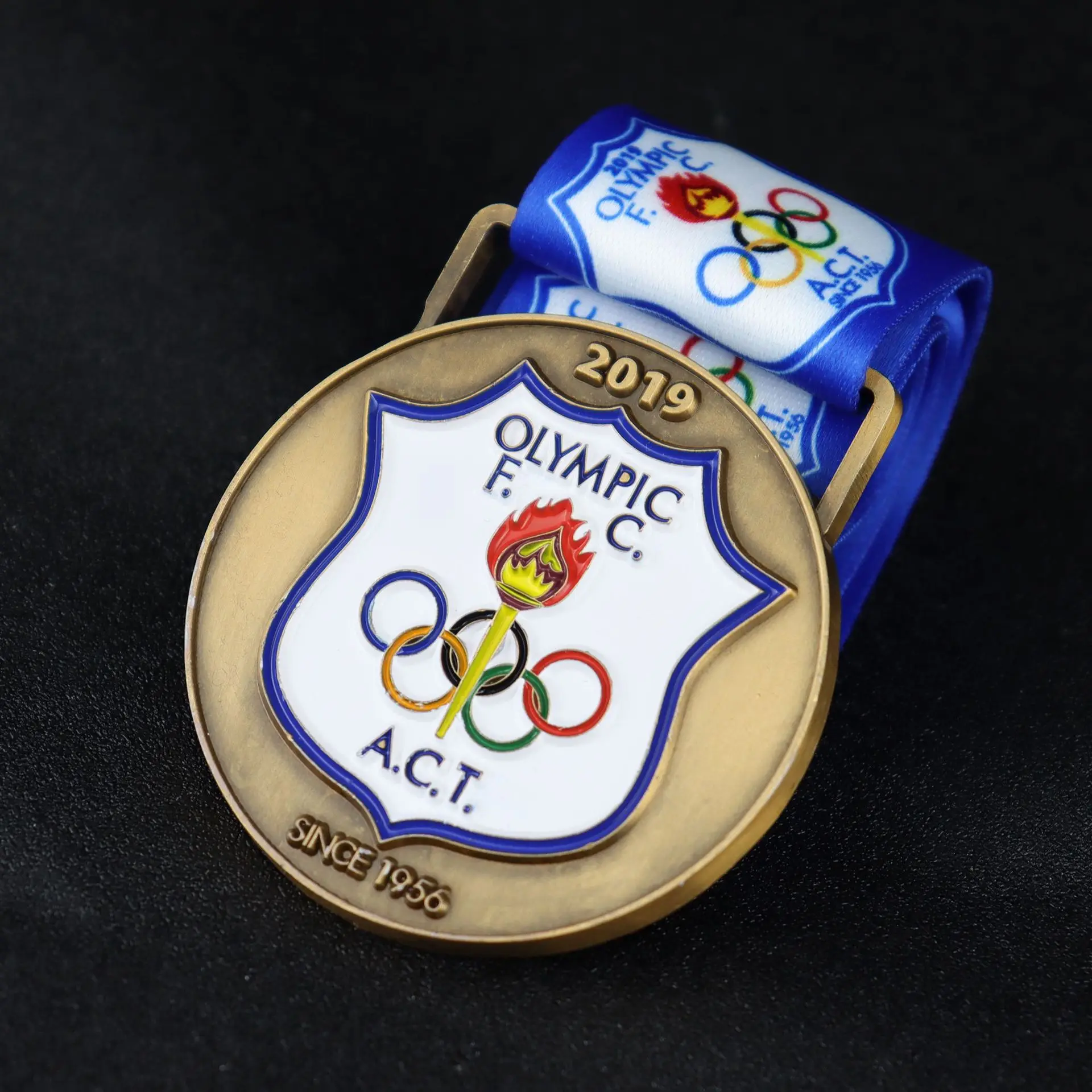 Cheap Custom Kick Bicycle Commemorative Small Lace Wrestling Archery Anime Plain Diy Beijing 2022 Aluminum Medal