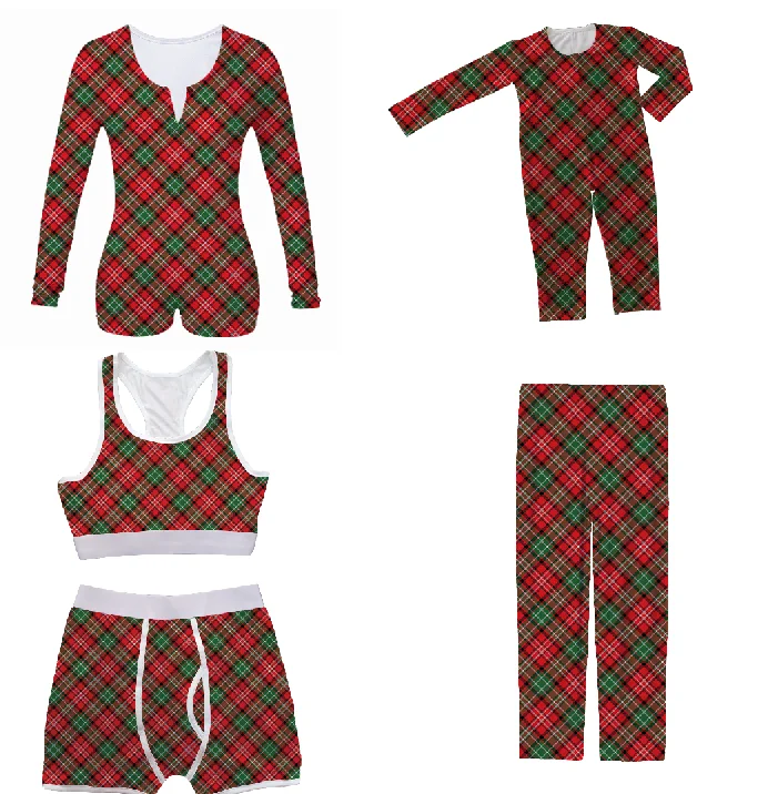 Оптовая продажа, костюм с рождественским принтом унисекс, семейные рождественские пижамные комплекты с длинным рукавом, комплект для сна