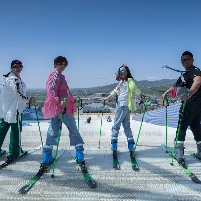 1818h6 JF dry ski needle mushroom dry ski mat us for dry slope artificial snow slope and work with dendix snowflex neveplast