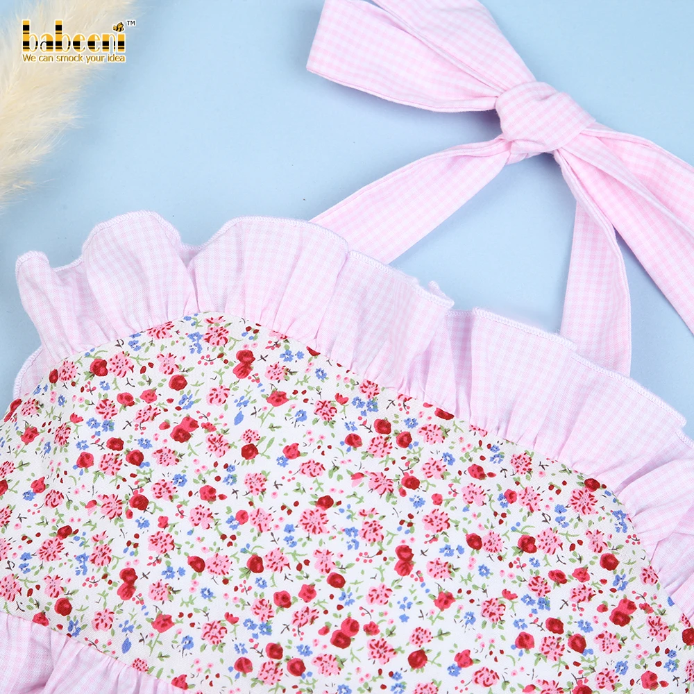 Цветочные Купальники для девочек из двух частей OEM ODM оптовая продажа детской одежды-BB2435