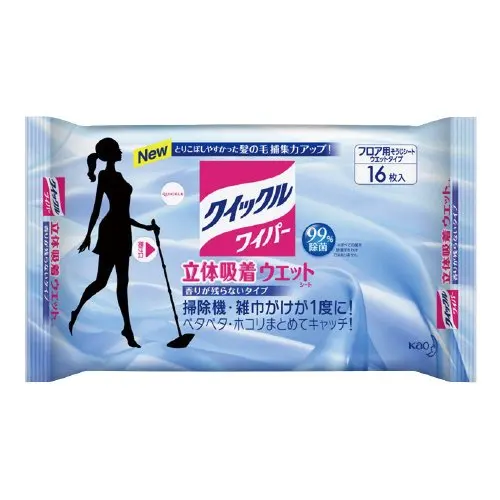 Manufacturers are the best in wholesale  Kao Quickle Wiper 3D Wet Sheet Fragrance 16 Sheets A large quantity of OEM