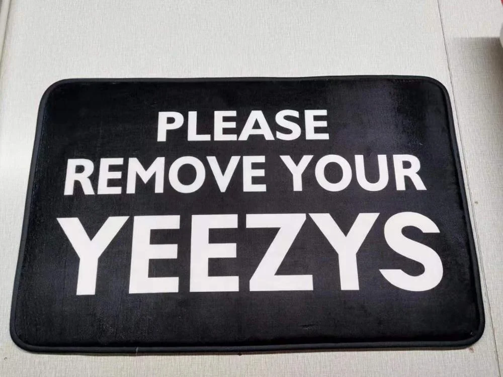 drop shipping SUP Coral fleece mat Keep off Flannel mat Custom Printed  Sneaker Keep off  Door Floor Mats Doormats