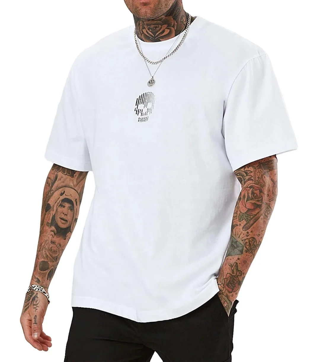 210gsm 250gsm 300gsm 100 cotton tshirt oversized customizable quality fabric 300 gsm t shirt