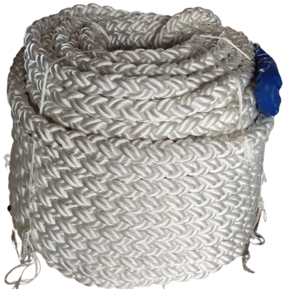 Custom size nylon 8-strand braided rope mooring ropes