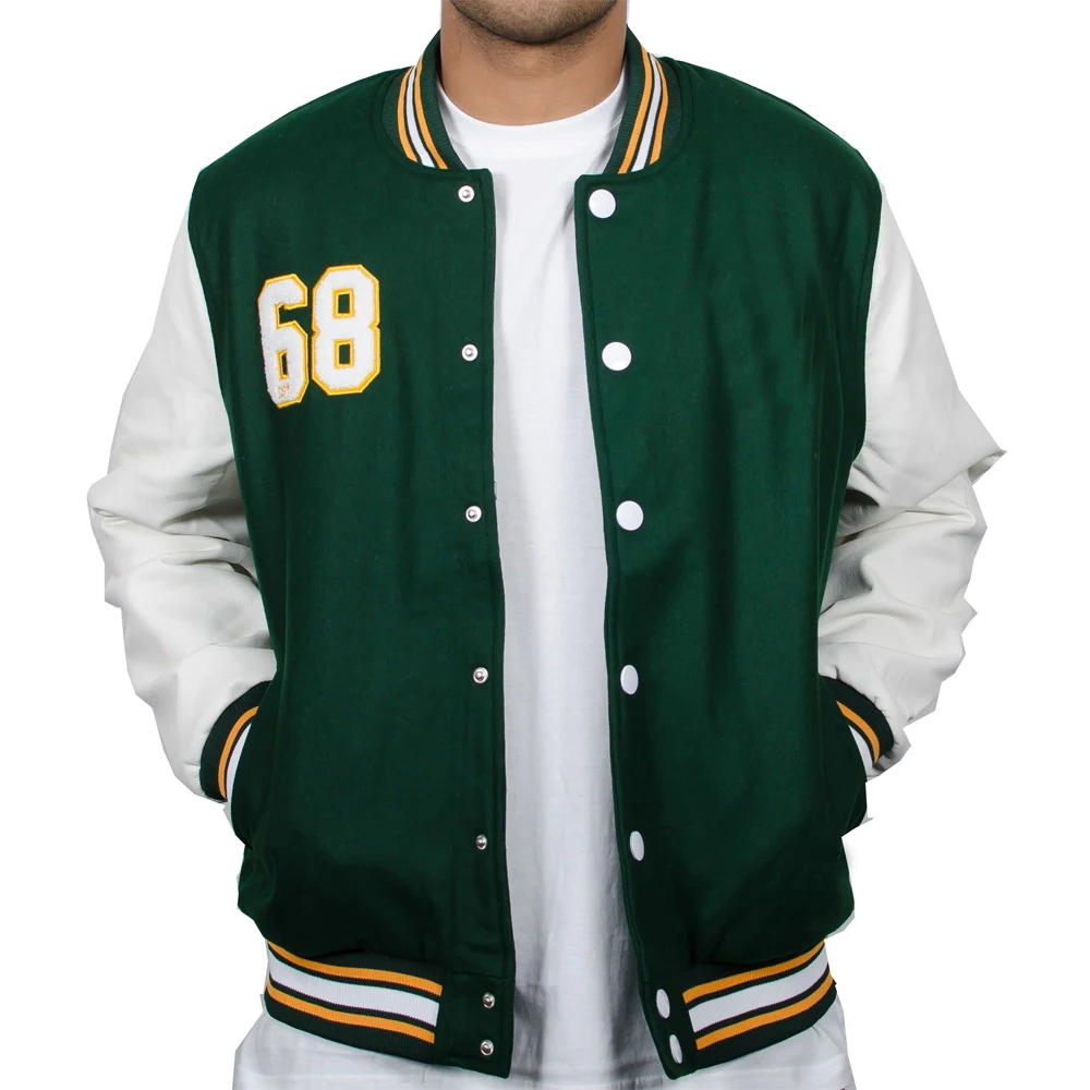 Letterman  jackets quilted down custom satin bomber baseball winter mens clothing varsity slim fit jackets